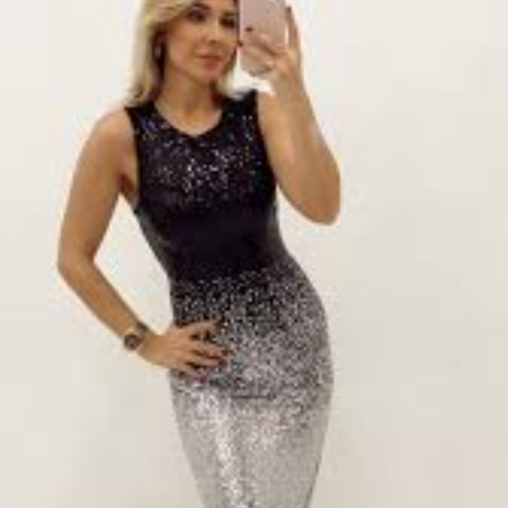 Fashion Nova Black Sequin Dress - Picture 3 of 8